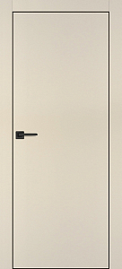 Товар Межкомнатная дверь PX-1 черная кромка с 4-х ст. Бежевый матовый