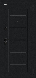 Товар Дверь Борн/SBlack Букле черное/Bianco Melinga BR6182