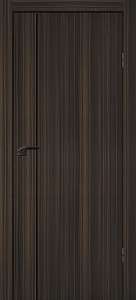 Товар Межкомнатная дверь P-21 AL черный молдинг Эвкалипт африканский