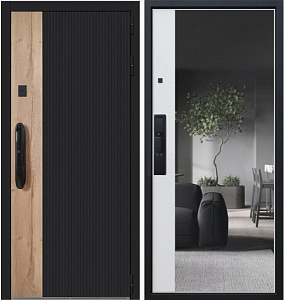 Товар Дверь Конструктор» с зеркалом и  биометрическим замком Smart lock DZ 888 DIS007242