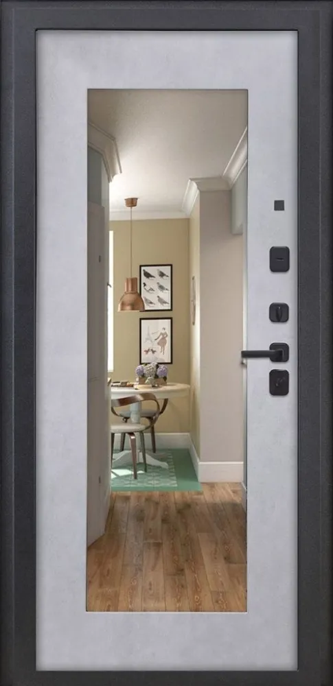 Товар Дверь ДвериПРО Д-68 ФЛЗ-603 Бетон снежный DPRO195648